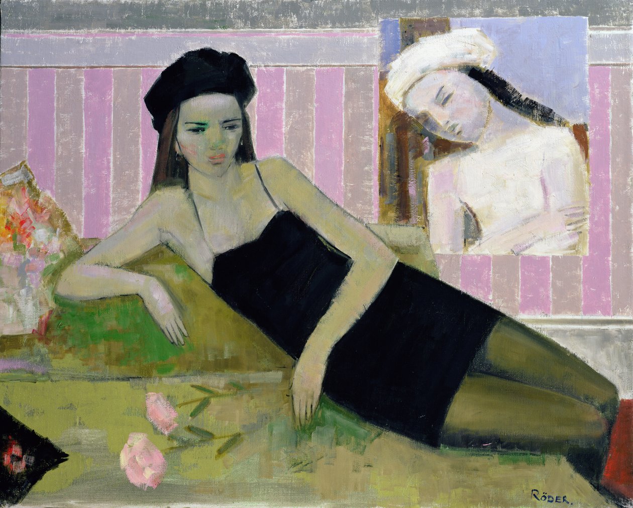 أنطوانيت وتفاصيل من Balthus بواسطة اندريه رودر