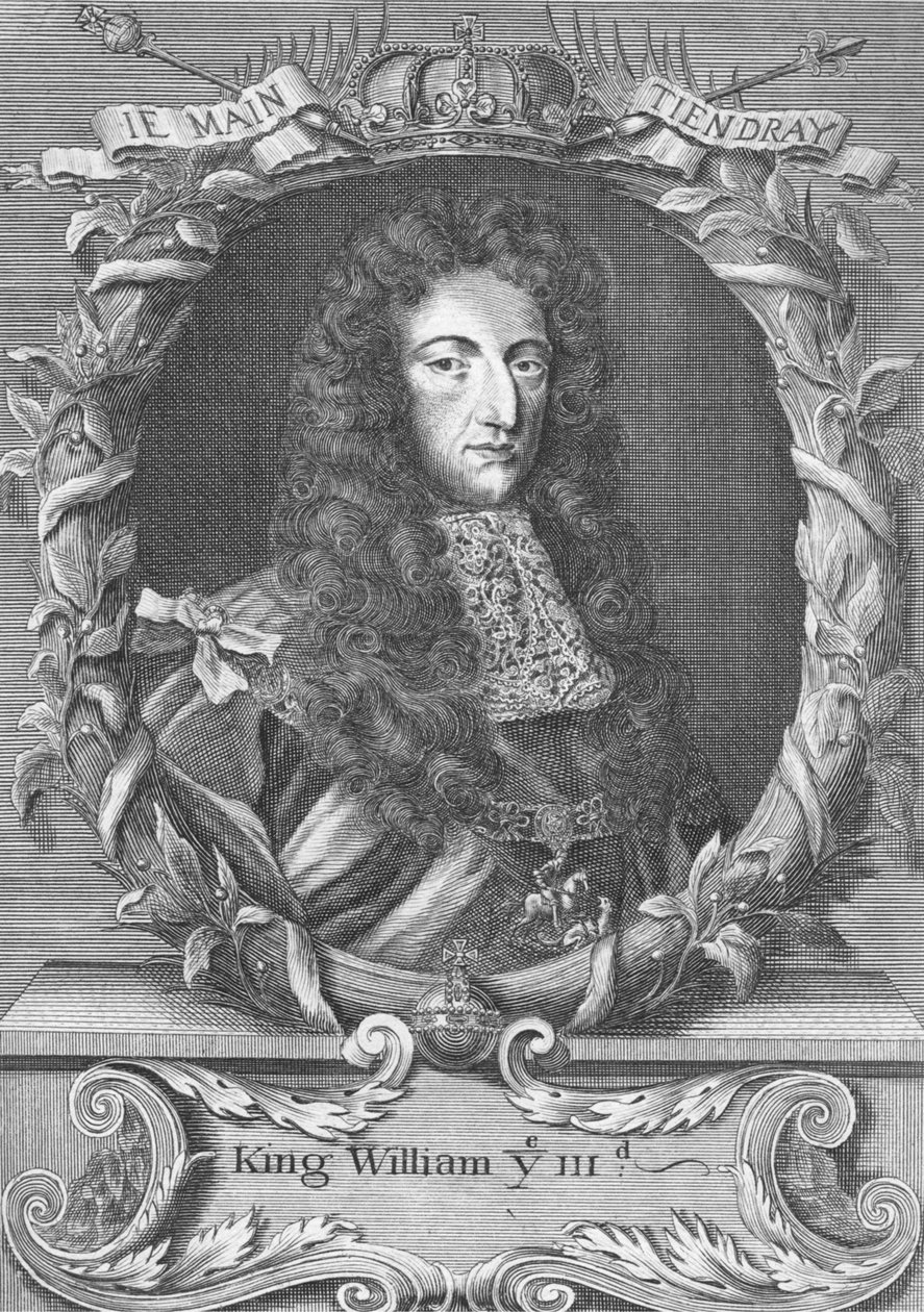 وليام الثالث (1650-1702) ستادهولدر وملك إنجلترا بواسطة مدرسة اللغة الإنجليزية