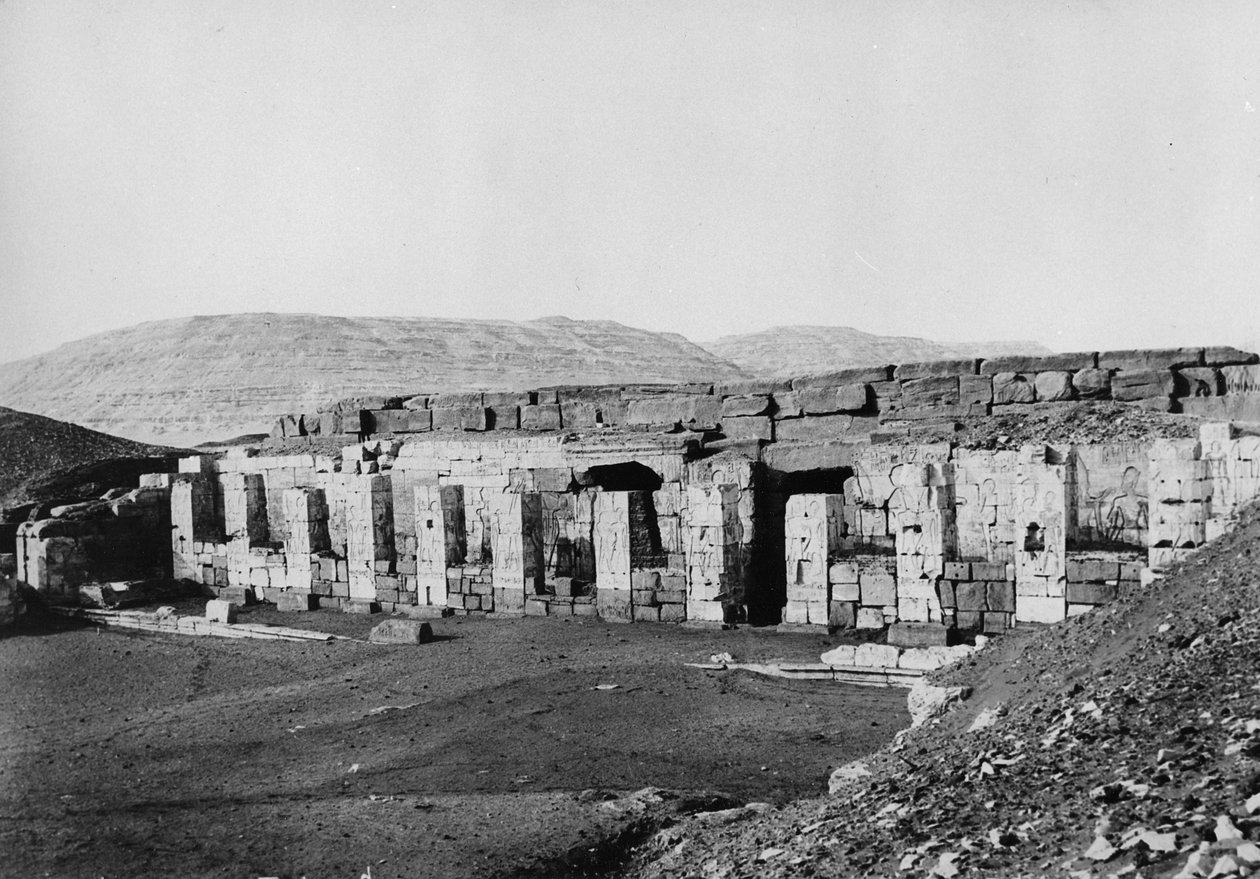معبد سيتي الأول بواسطة مصور انجليزى