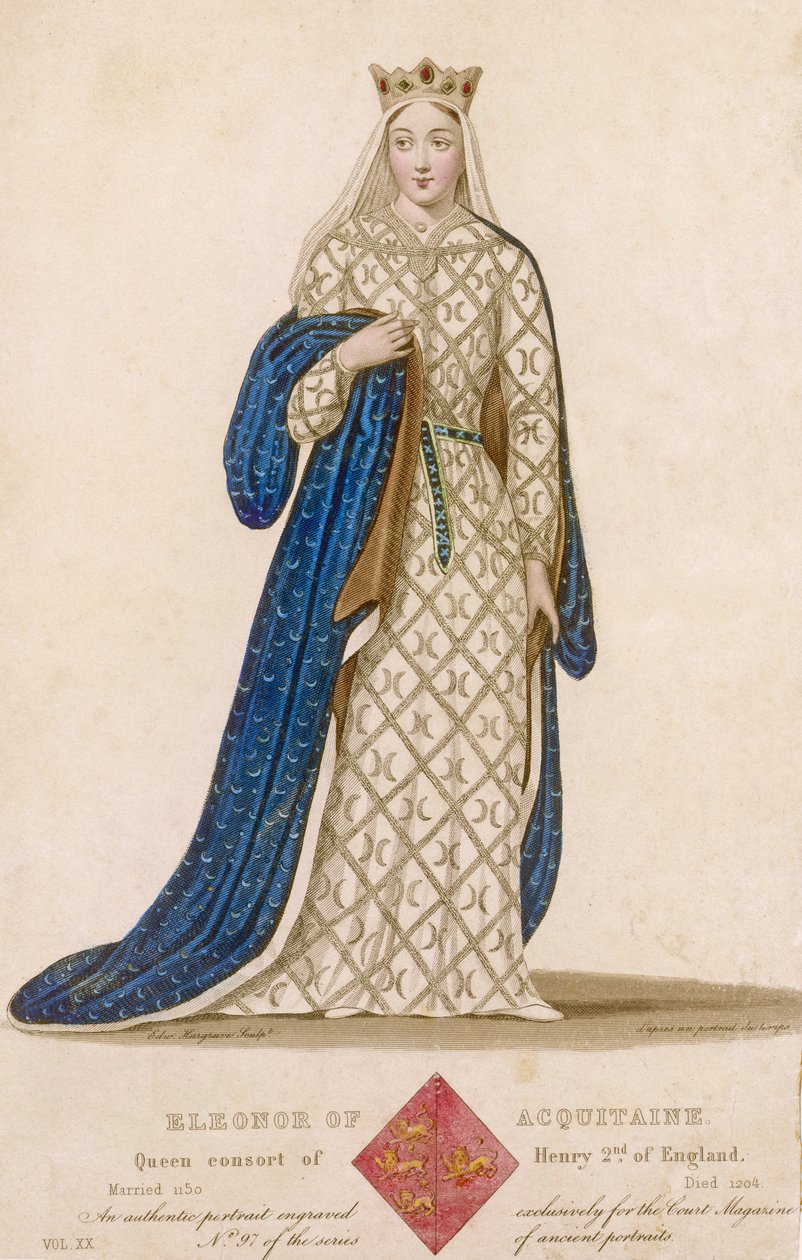 Portrait of Eleanor of Aquitaine بواسطة مدرسة اللغة الإنجليزية