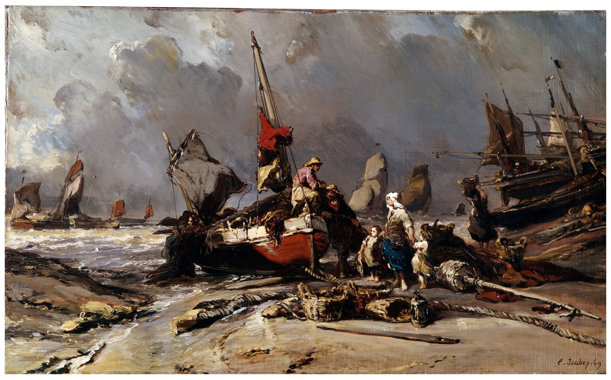 بعد العاصفة ، 1869 بواسطة يوجين ايزابي