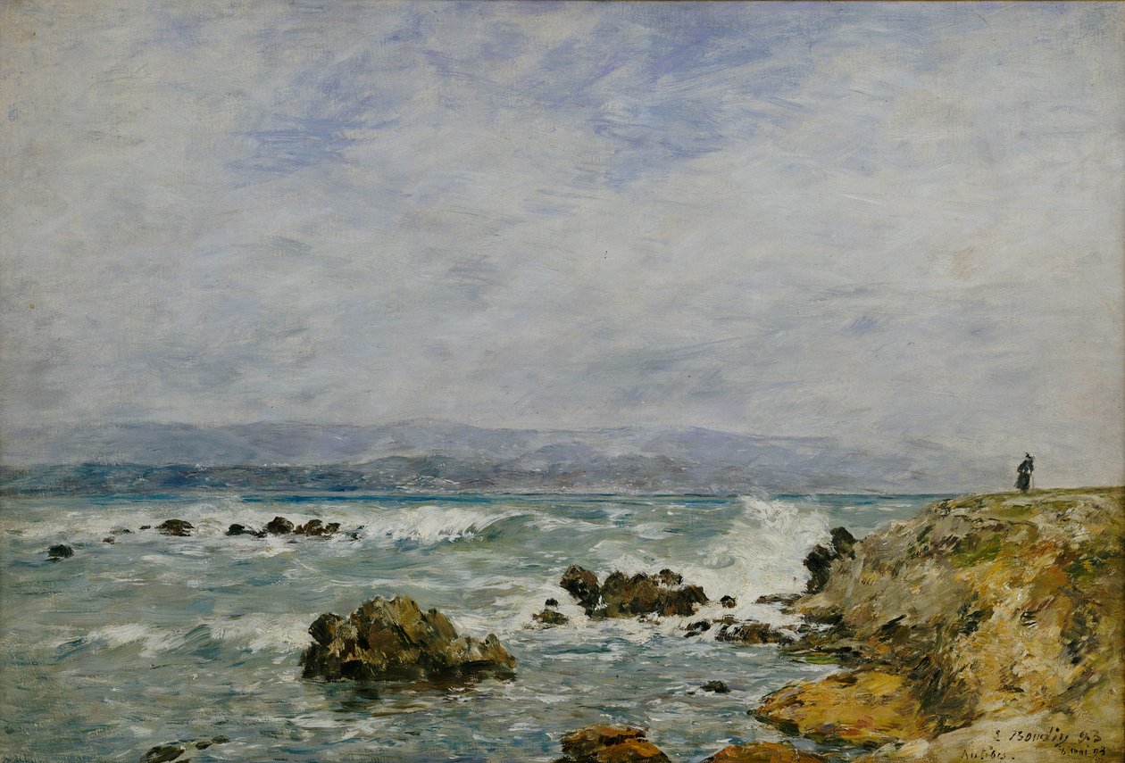 La Pointe de l "Ilette، Antibes، 1893 بواسطة يوجين لويس بودين