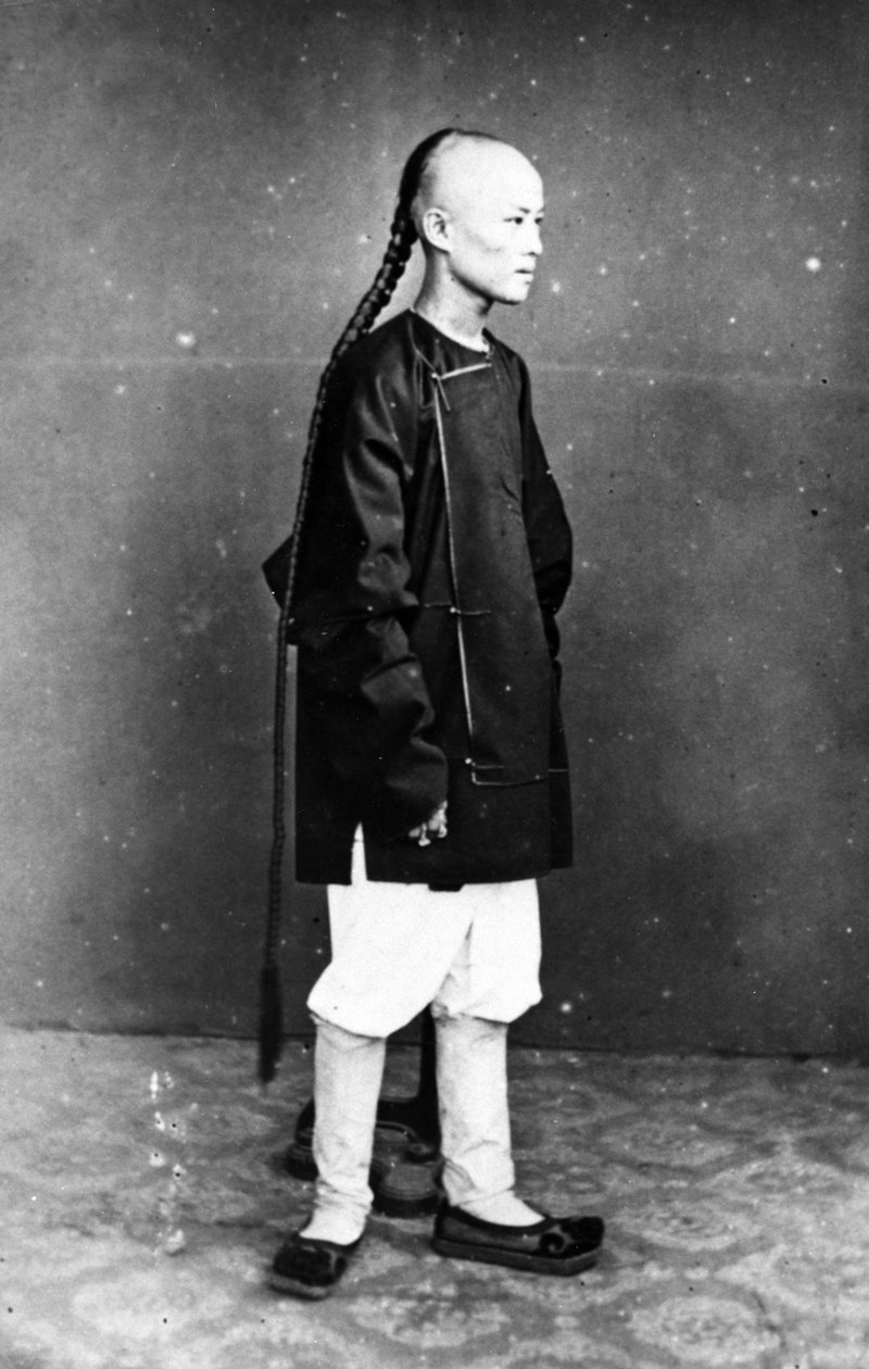 خادم صيني ، 1870s بواسطة المصور الأوروبي