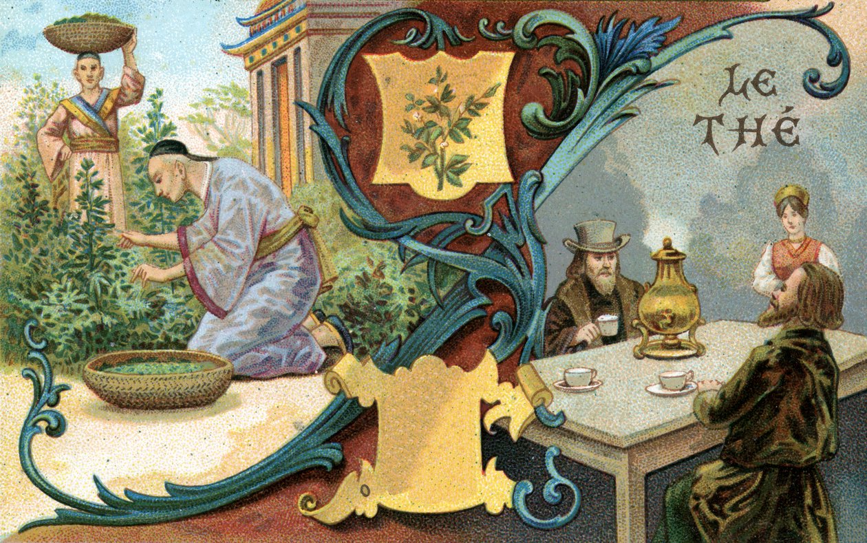 شاي ، 1899 بواسطة المدرسة الأوروبية