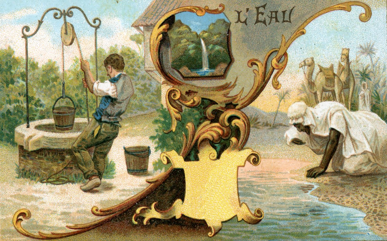 الماء ، 1899 بواسطة المدرسة الأوروبية