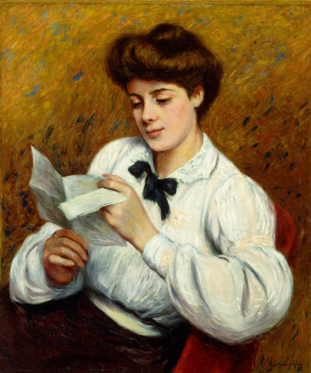 الرسالة، بواسطة Federigo Zandomeneghi