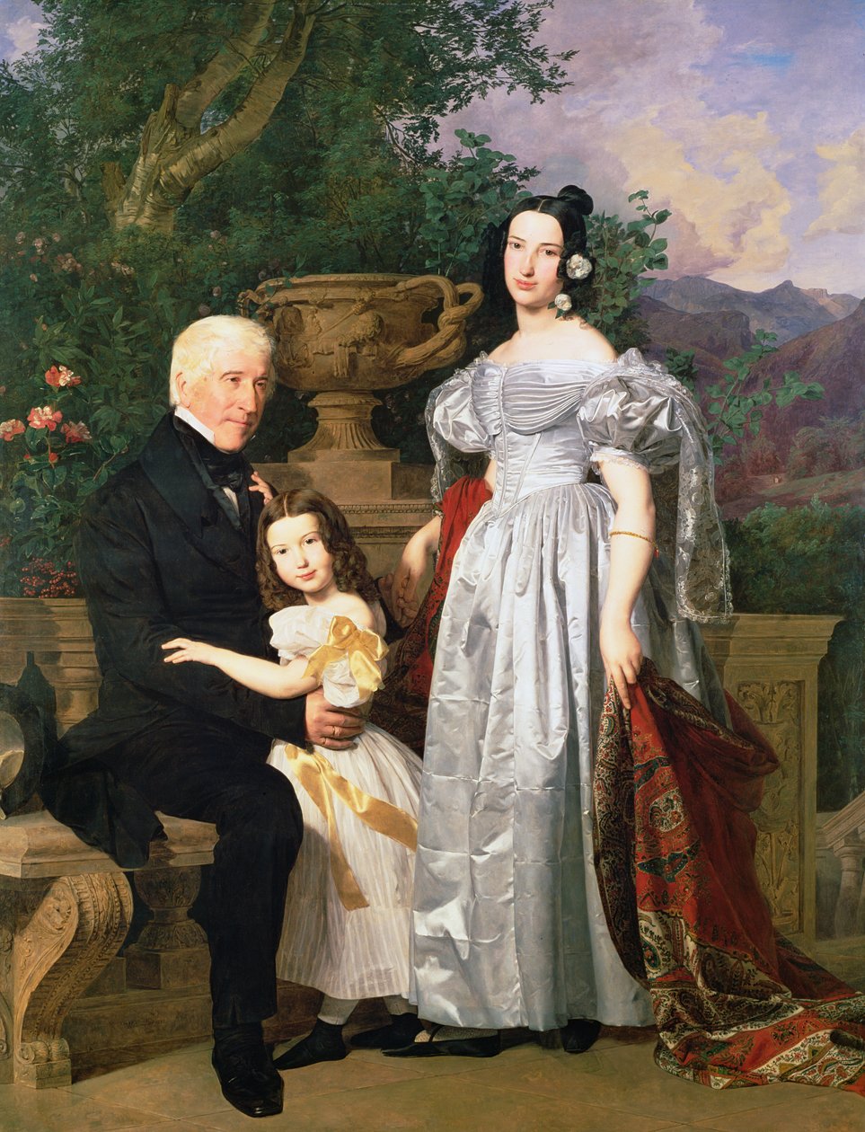 عائلة كيرزمان ، c.1840 بواسطة فرديناند جورج والدمولر