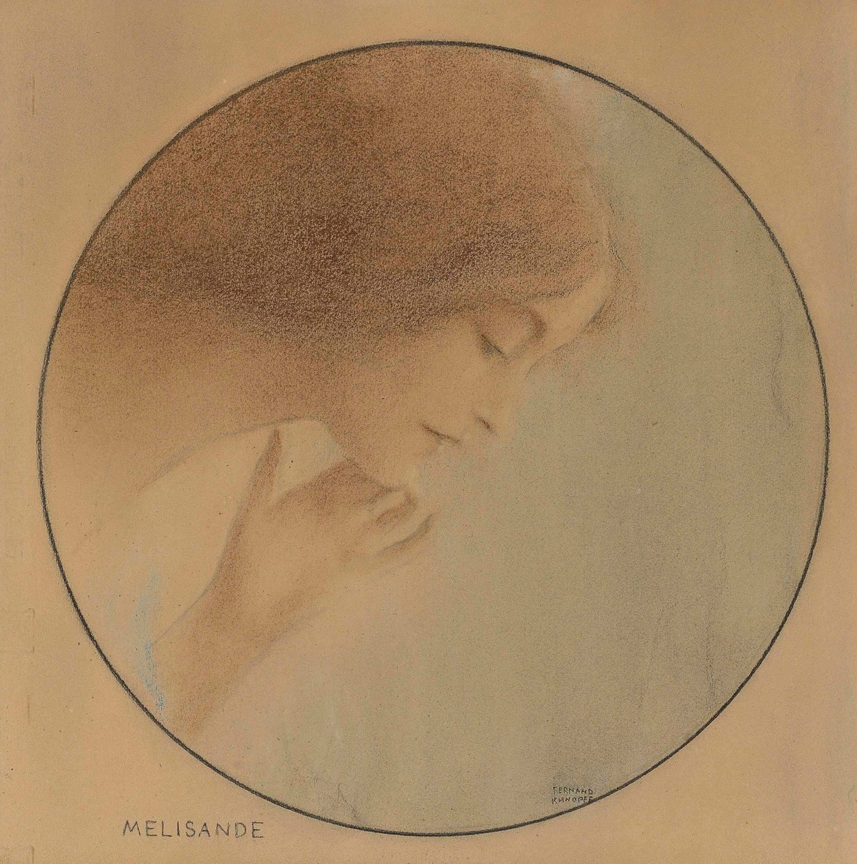Mélisande ، 1907. بواسطة فرناند خنوف