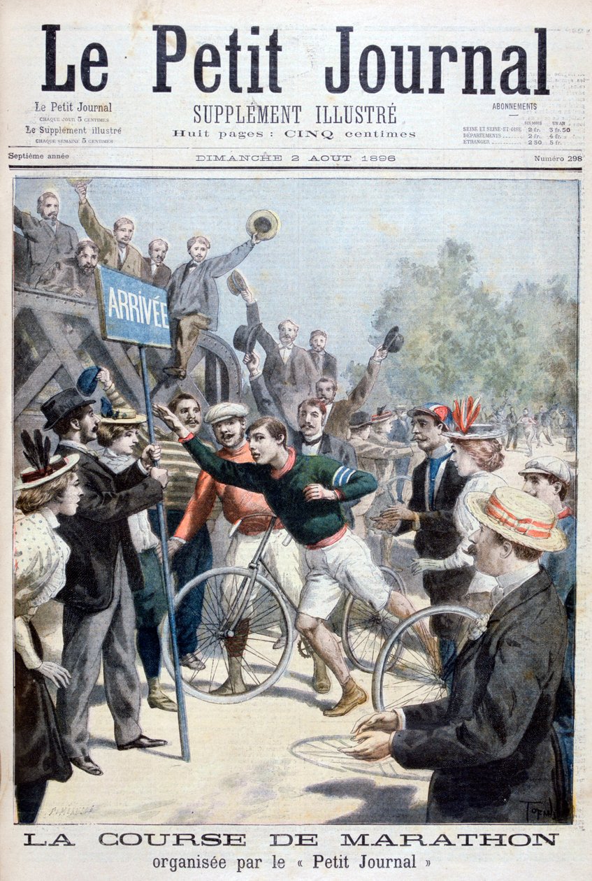 سباق الماراثون ، 1896 بواسطة Fortuné Méaulle