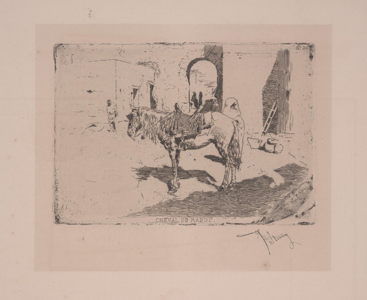 حصان المغرب بواسطة Fortuny y Carbó
