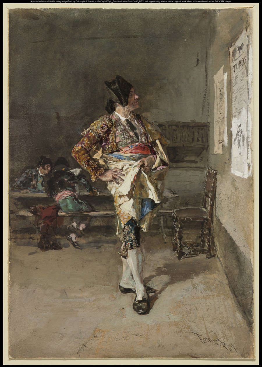 Toreador ، 1869 بواسطة Fortuny y Carbó