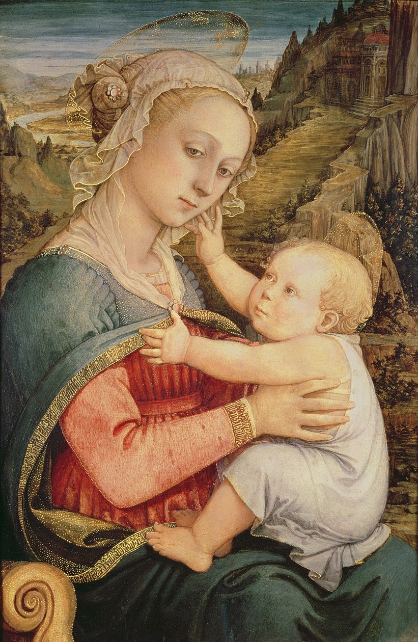 العذراء والطفل ، c.1465 بواسطة فرا فيليبو ليبي