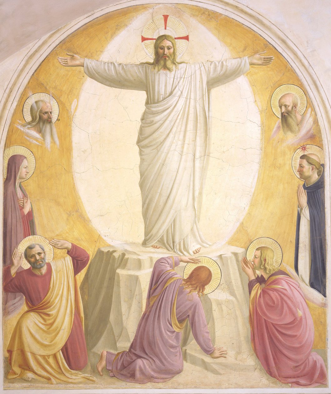 تجلي السيد المسيح بواسطة Fra Giovanni Angelico da Fiesole