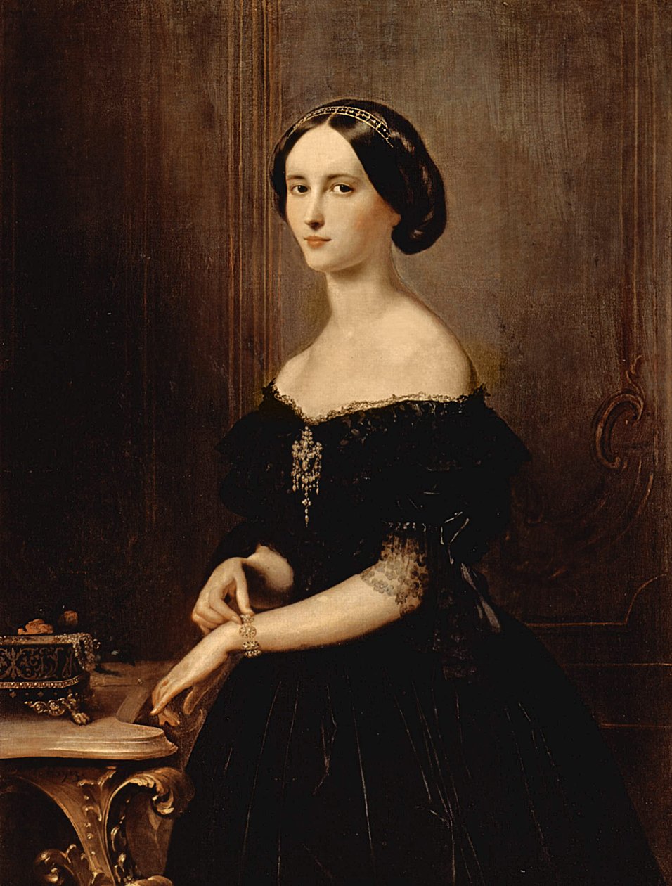 صورة لامرأة البندقية ، c.1852 بواسطة فرانشيسكو هايز