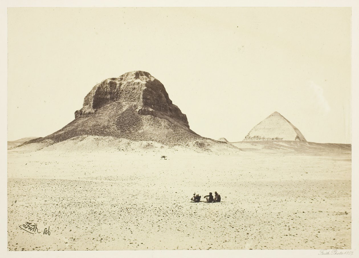 أهرامات دهشور 1857. بواسطة فرانسيس فريث