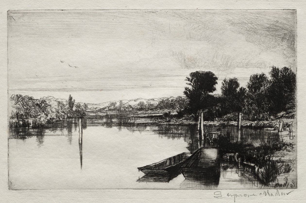 Egham ، 1859. بواسطة فرانسيس سيمور هادن