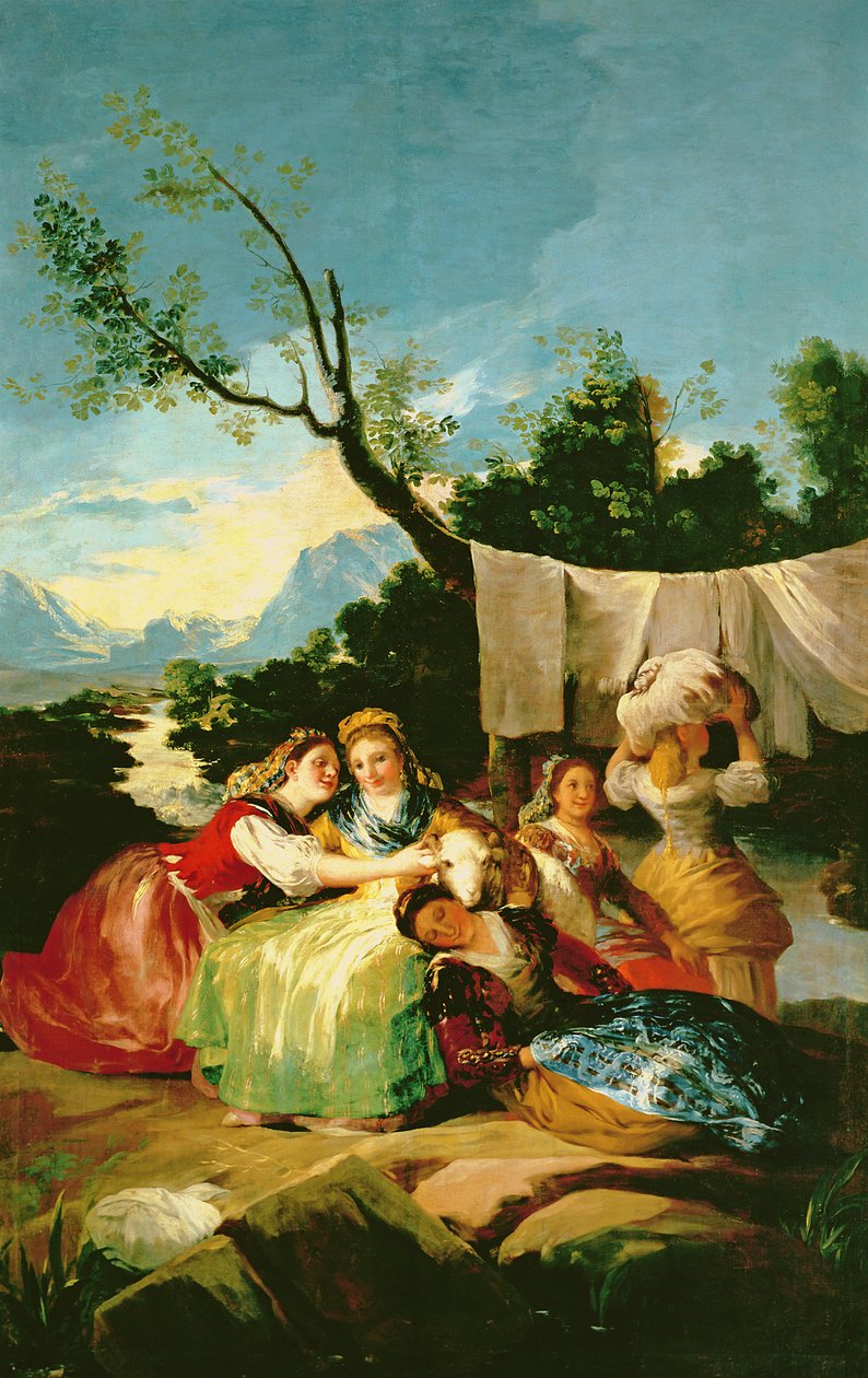 الغسالات قبل 1780 بواسطة فرانسيسكو دي جويا