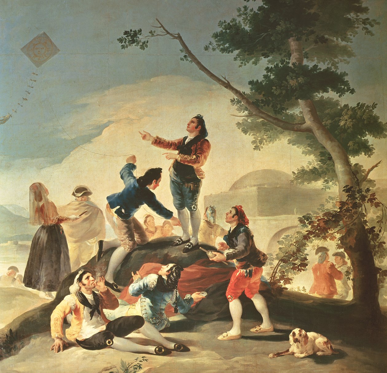 الطائرة الورقية 1777-78 بواسطة فرانسيسكو دي جويا