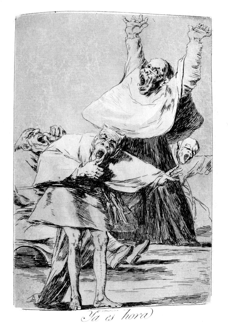 لقد حان الوقت ، 1799 بواسطة فرانسيسكو دي جويا
