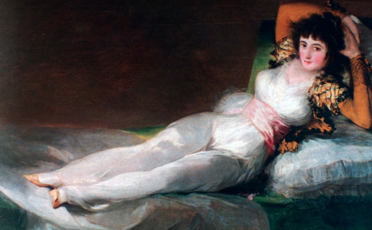 ماجا الملبس ، c1800 بواسطة فرانسيسكو دي جويا