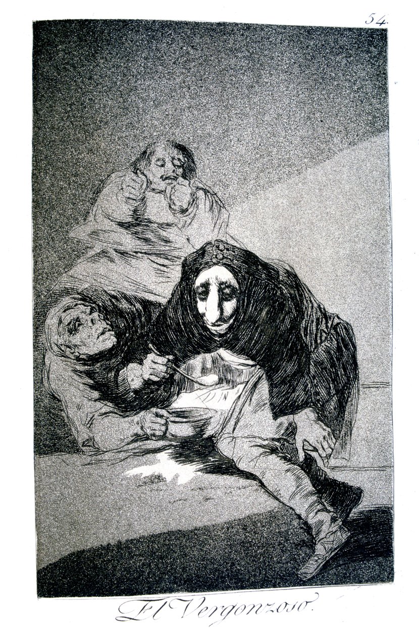 العار ، 1799 بواسطة فرانسيسكو دي جويا