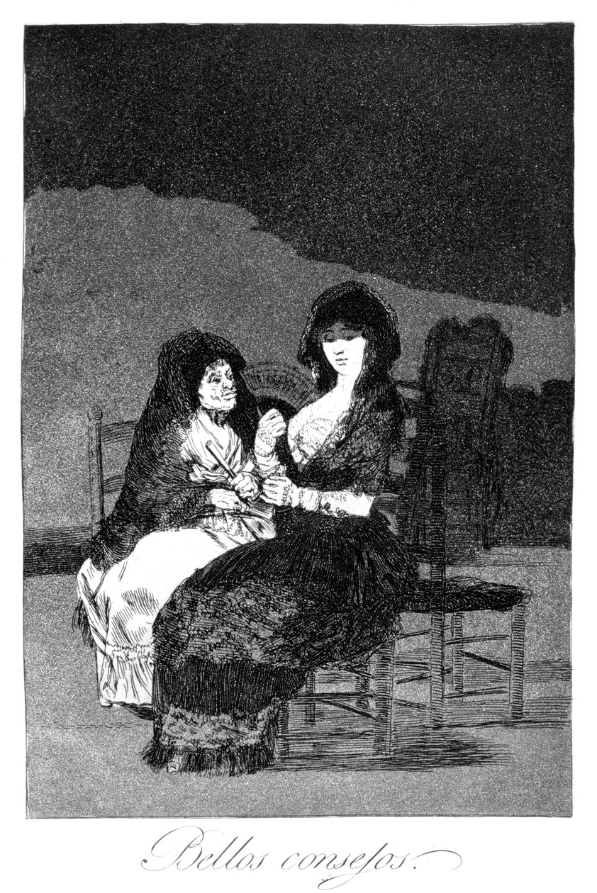 نصيحة رائعة ، 1799 بواسطة فرانسيسكو دي جويا