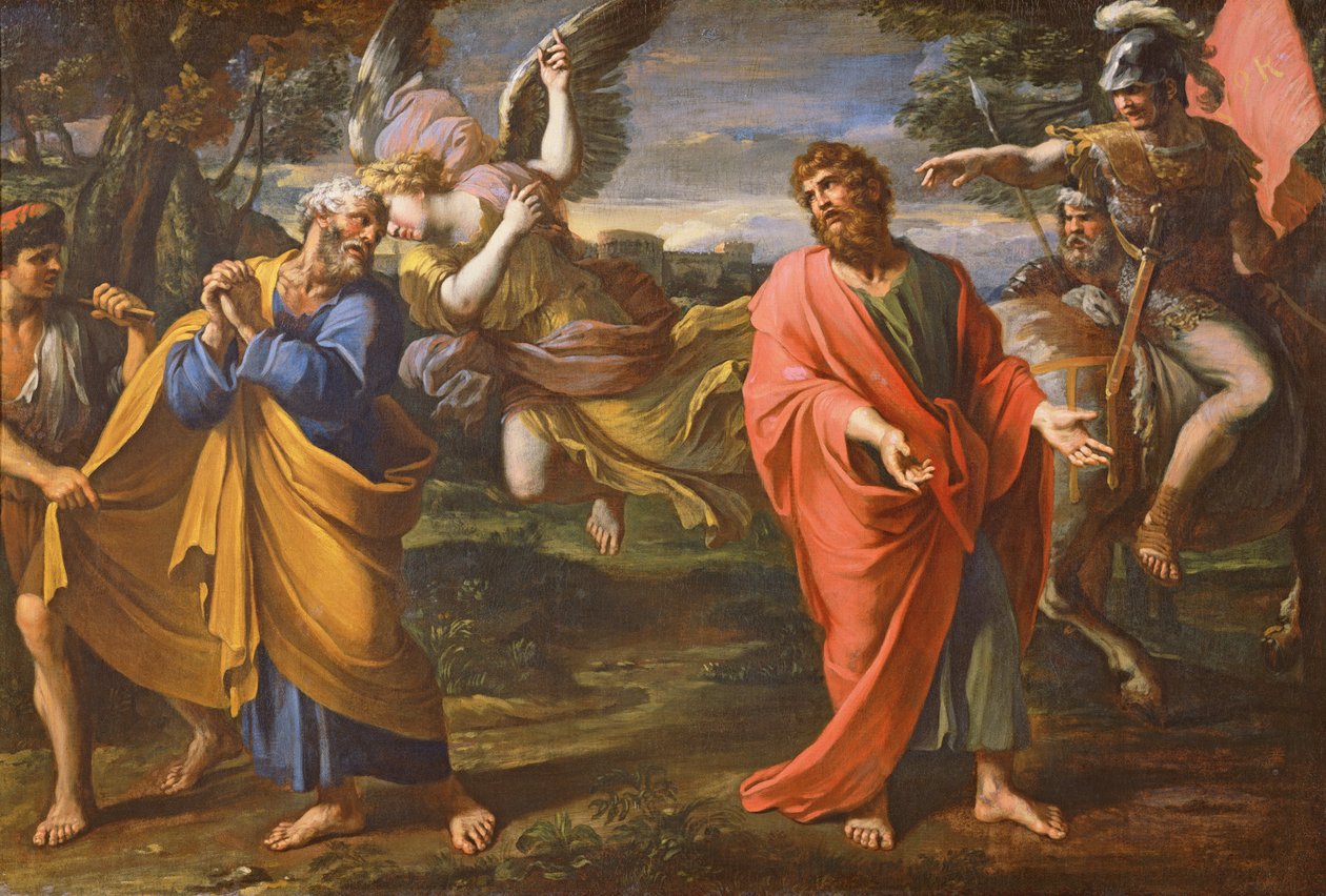 فراق القديس بطرس والقديس بولس ، 1647-50 بواسطة فرانسوا بيرييه