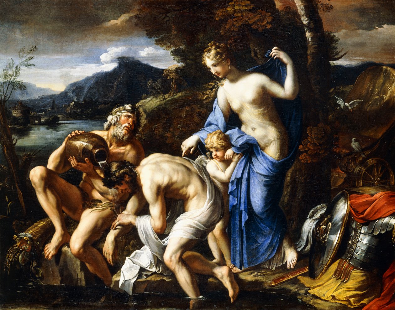 تأليه اينيس ، 1642-1645 بواسطة فرانسوا بيرييه