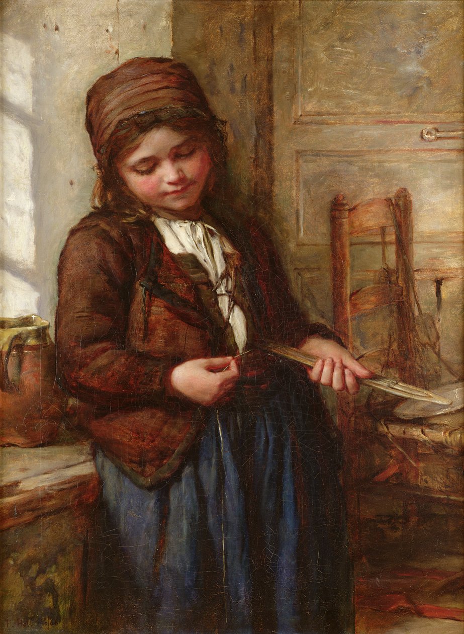 فتاة بولون السمك ، 1866 بواسطة فرانك هول