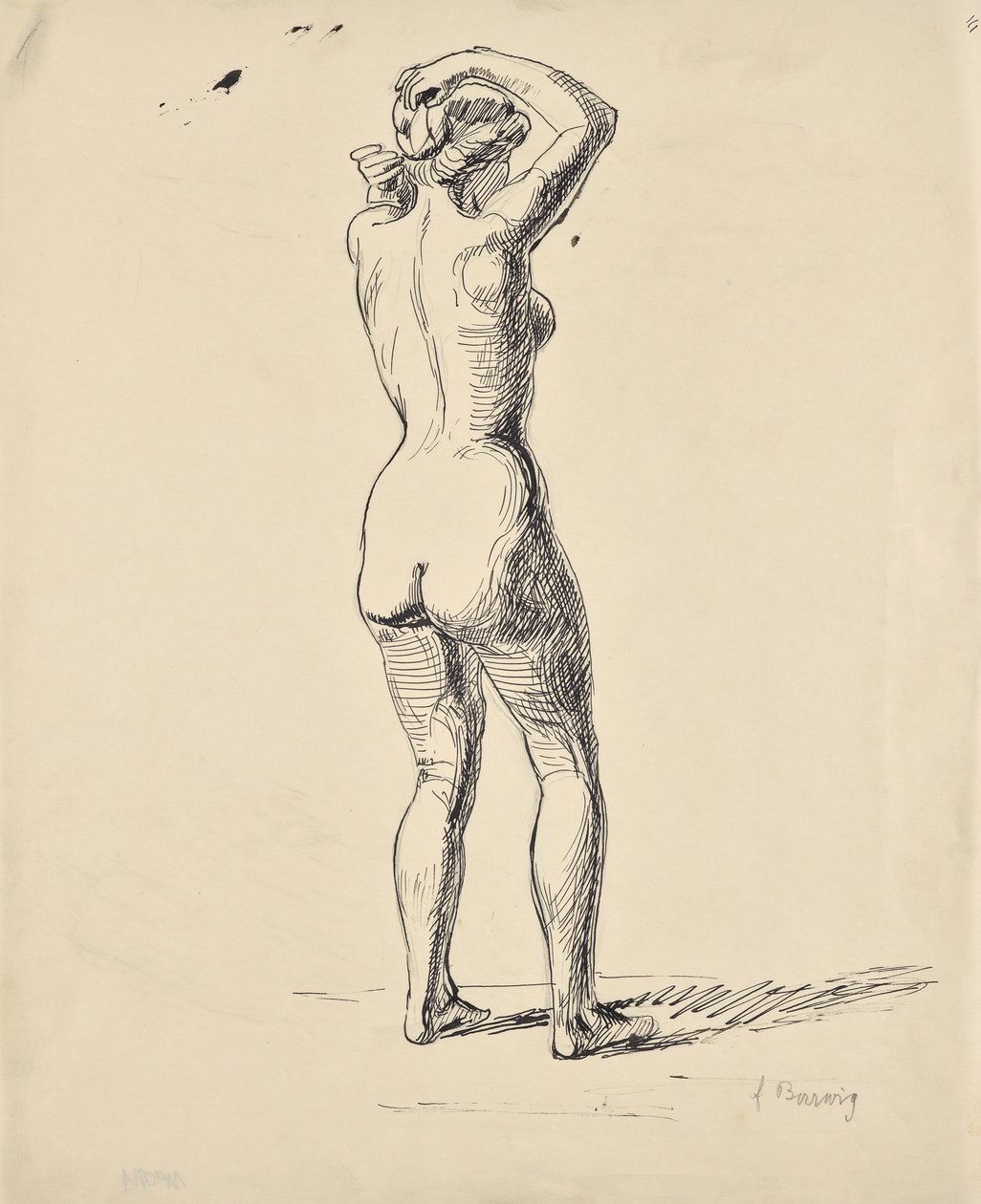 رسم من المستحم بواسطة فرانز بارويج الاصغر أ.