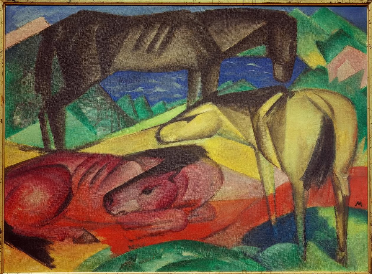ثلاثة خيول II بواسطة فرانز مارك