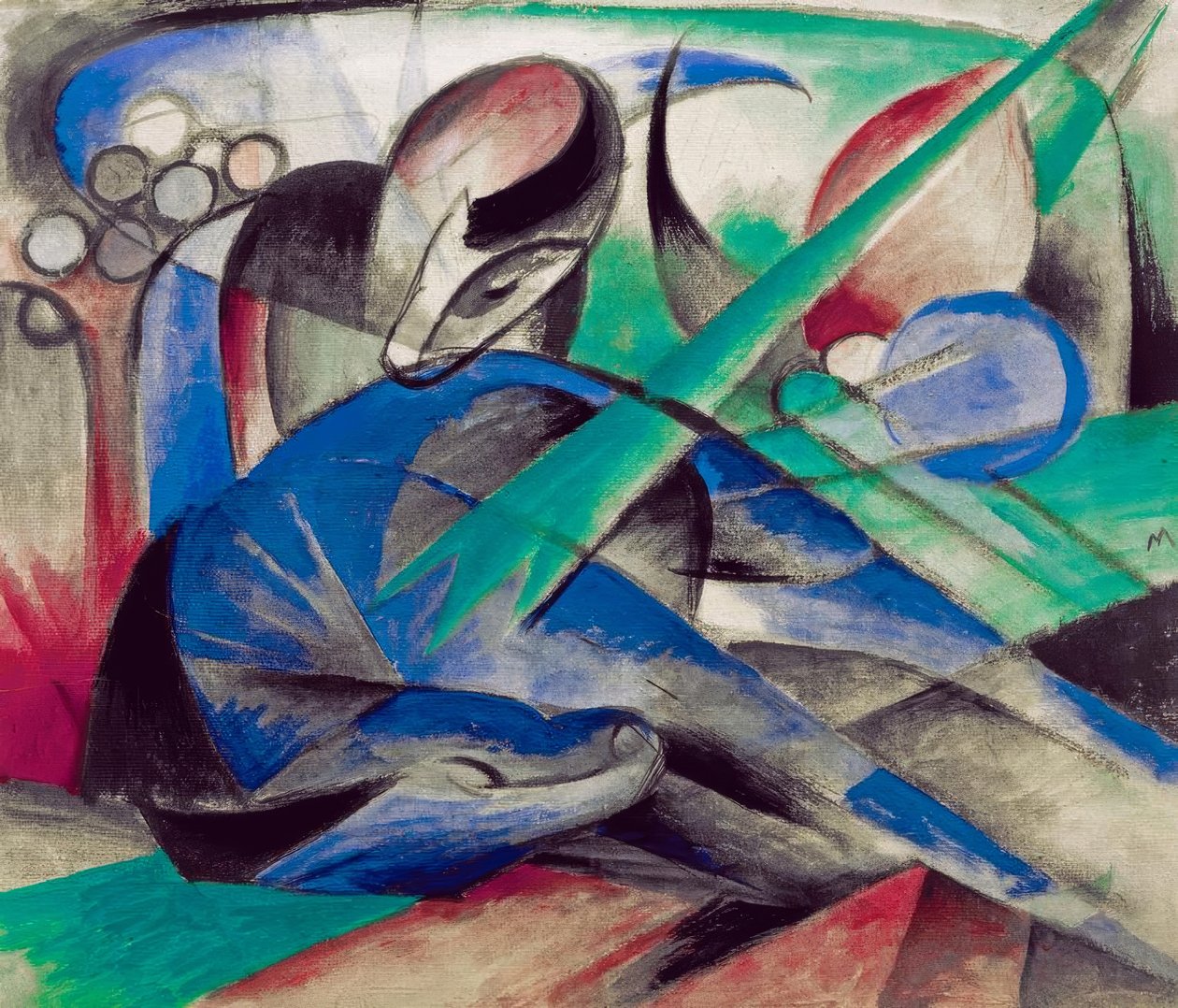 حصان يحلم بواسطة فرانز مارك