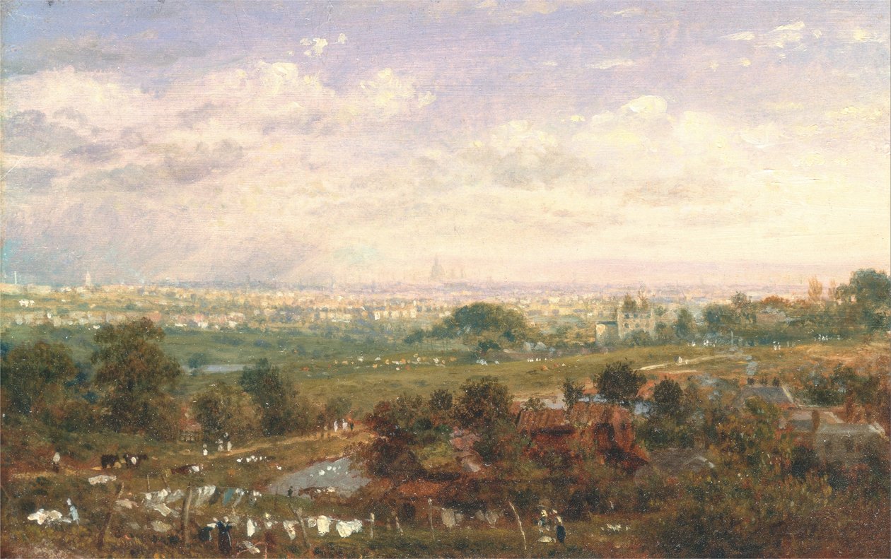 لندن من Islington Hill بواسطة فريدريك ناش
