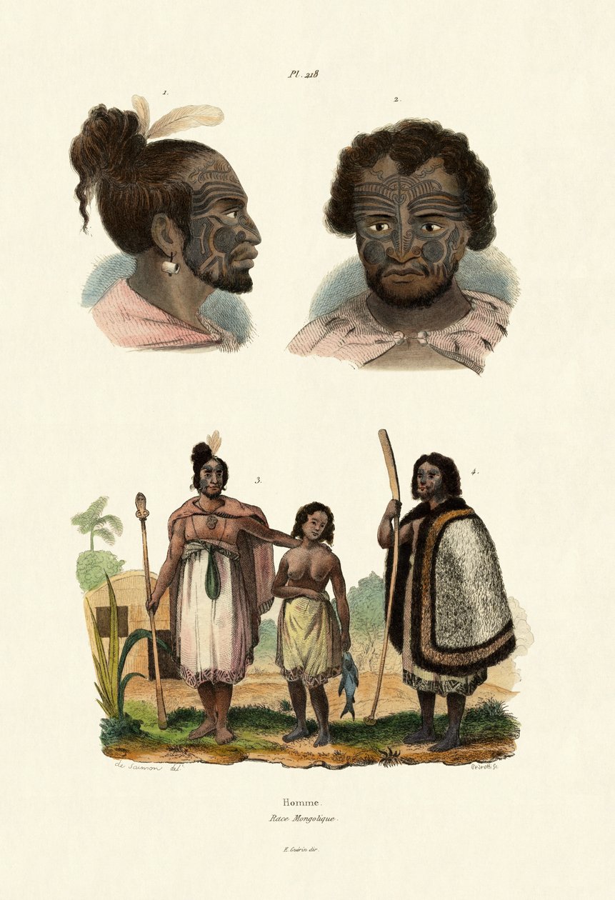 المنغوليون ، 1833-1839 بواسطة المدرسة الفرنسية