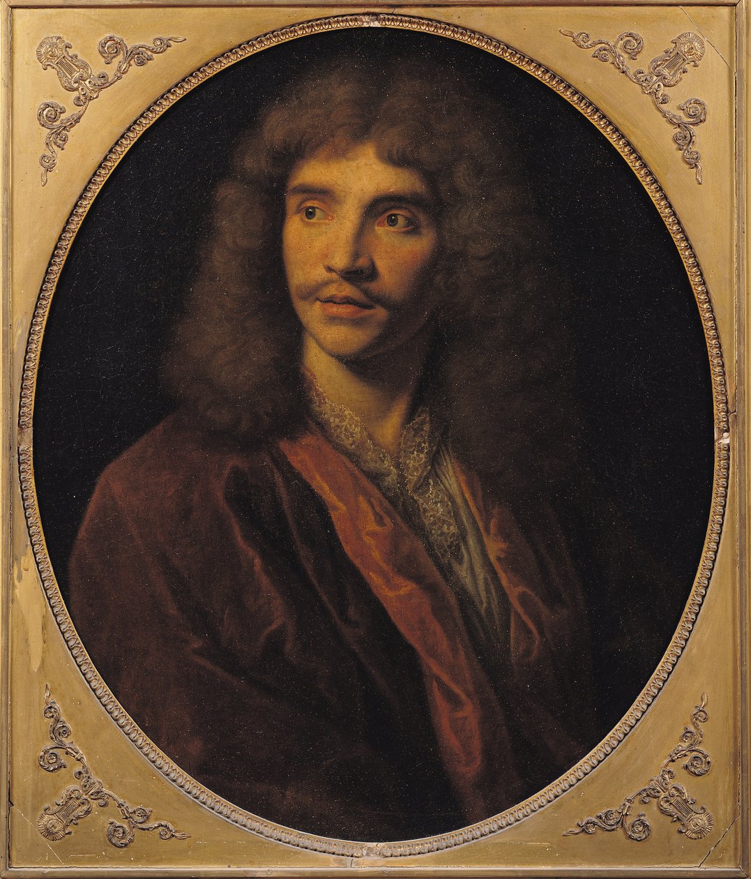 صورة موليير (1622-73) بواسطة المدرسة الفرنسية