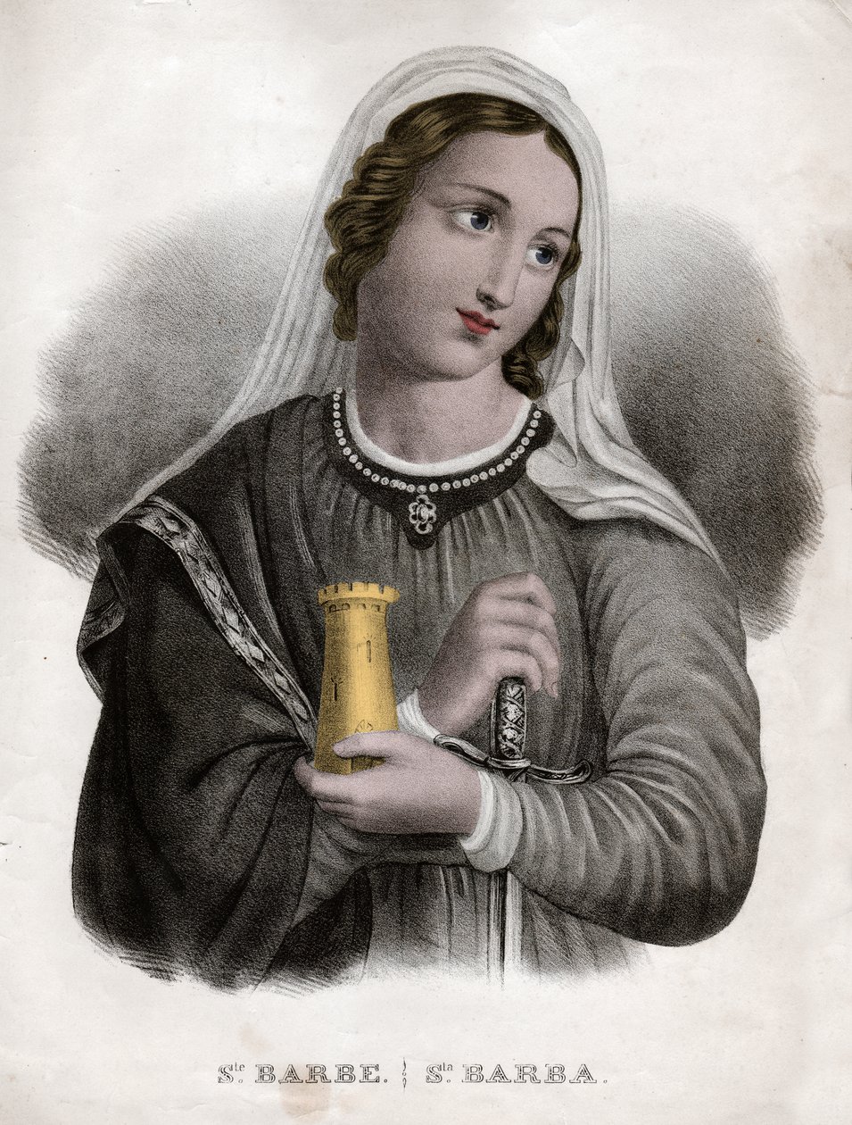 Holy Beard. (engraving, ca. 1850) بواسطة المدرسة الفرنسية