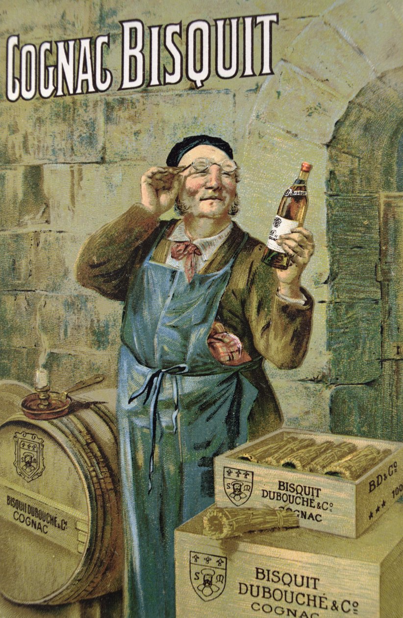 الإعلان الملصق Bisquit Cognac بواسطة المدرسة الفرنسية