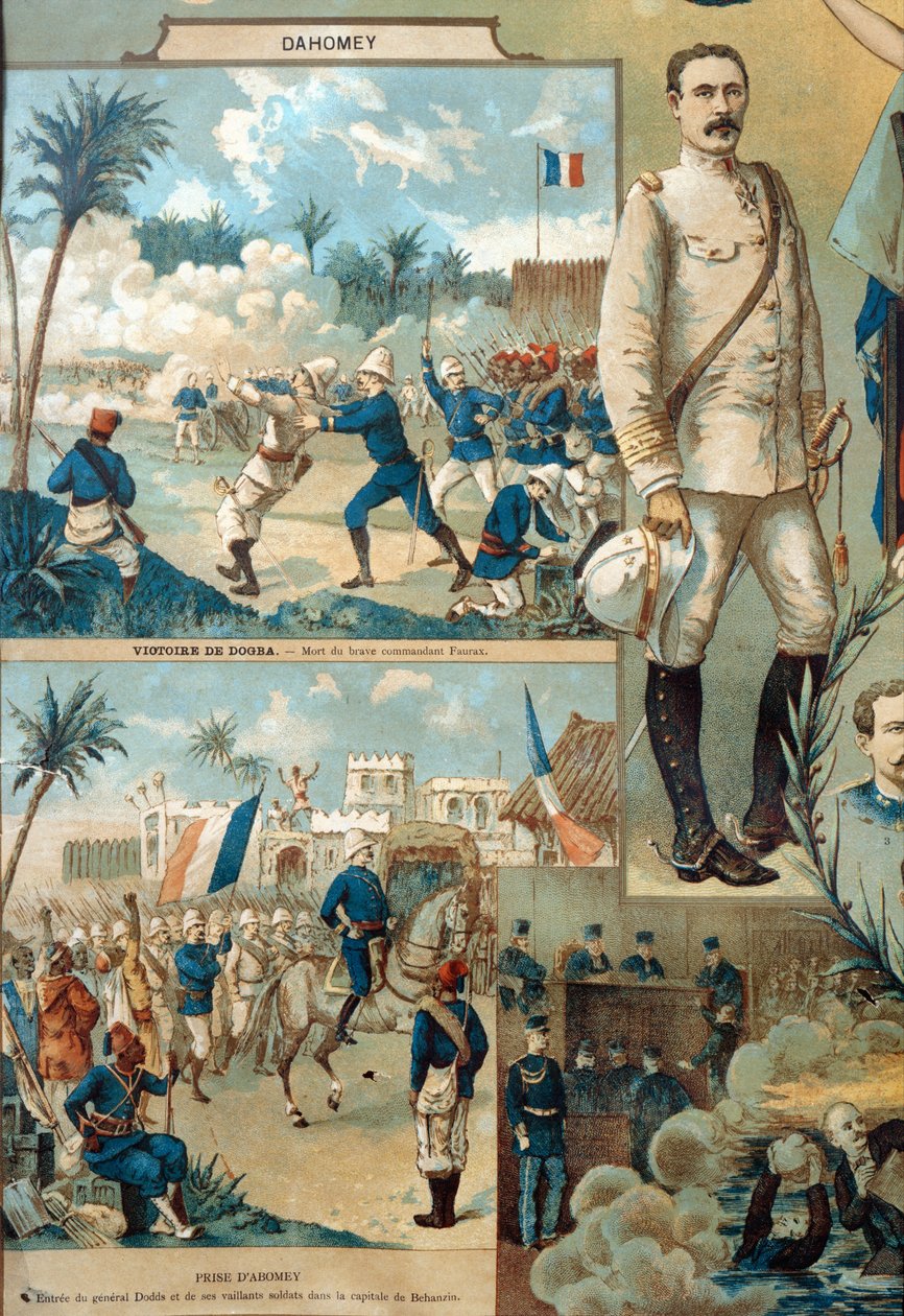 حملة داهومي عام 1892 بواسطة المدرسة الفرنسية