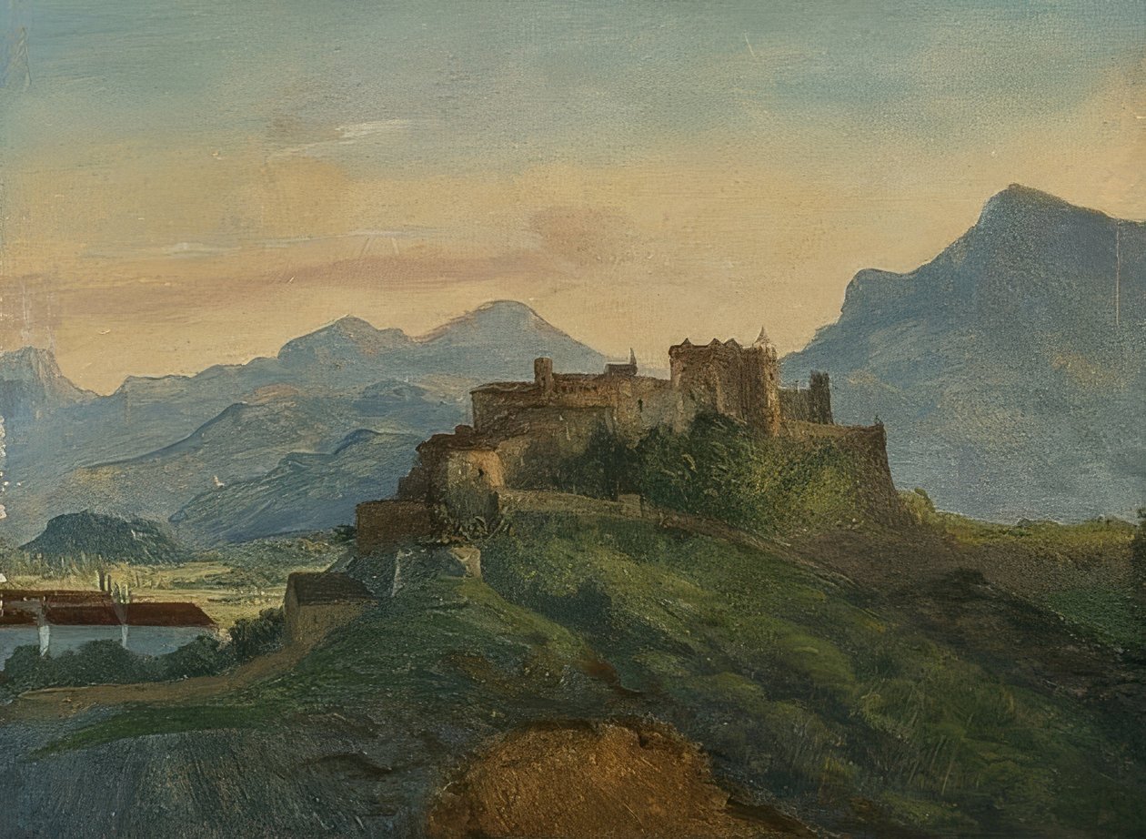قلعة هوهنسالزبورج. حوالي 1826-35 بواسطة فريدريش لوس