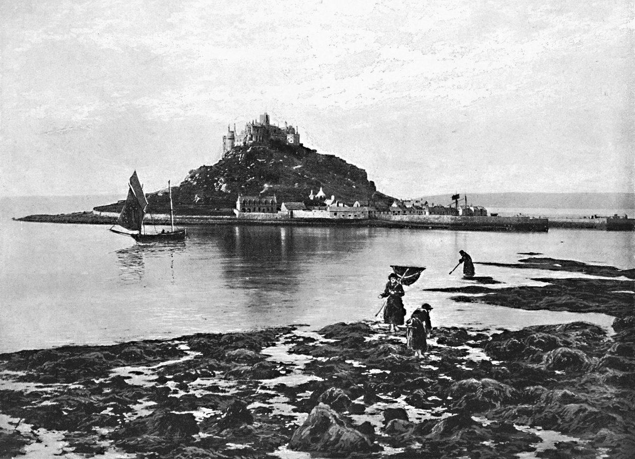 جبل سانت مايكلز ، c1896 بواسطة فريث وشركاه