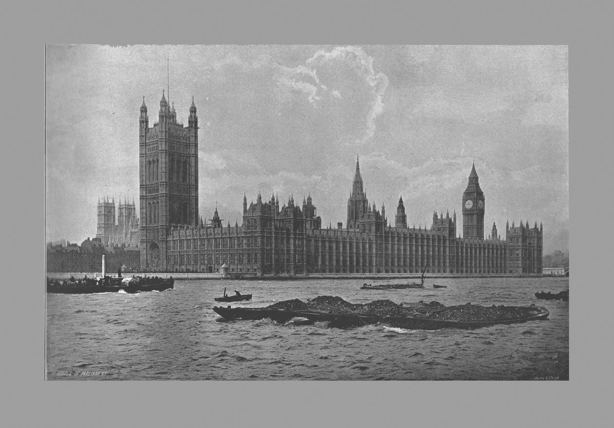 دور البرلمان ، لندن ، c1900 بواسطة فريث وشركاه
