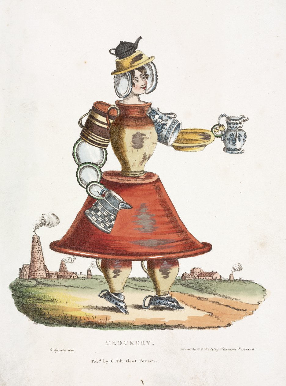 الأواني الفخارية ، c.1831 بواسطة ج. سبرات