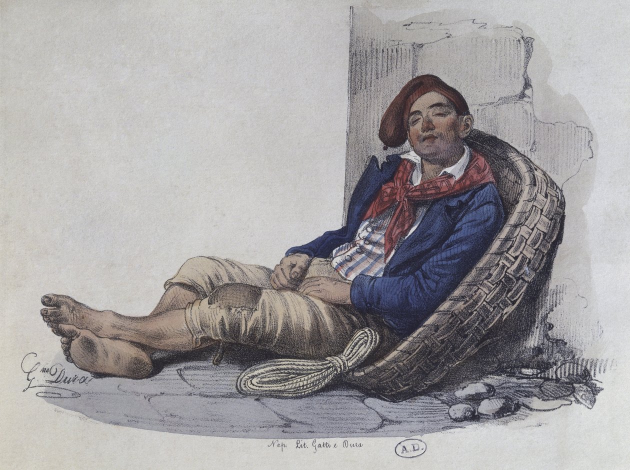 حمال نابولي ، 1820 بواسطة غايتانو دورا
