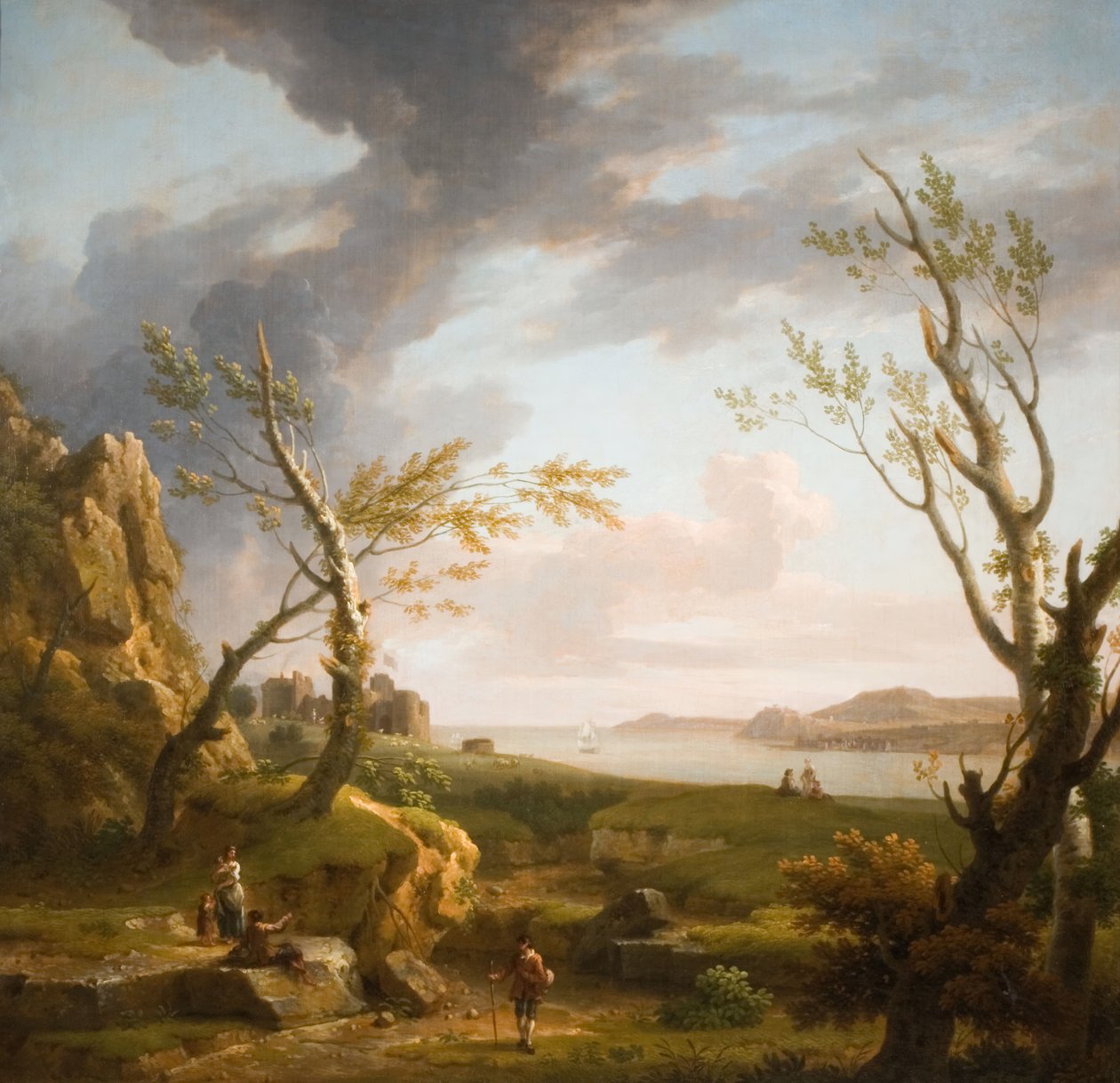 فم مصب ، 1760. بواسطة جورج لامبرت