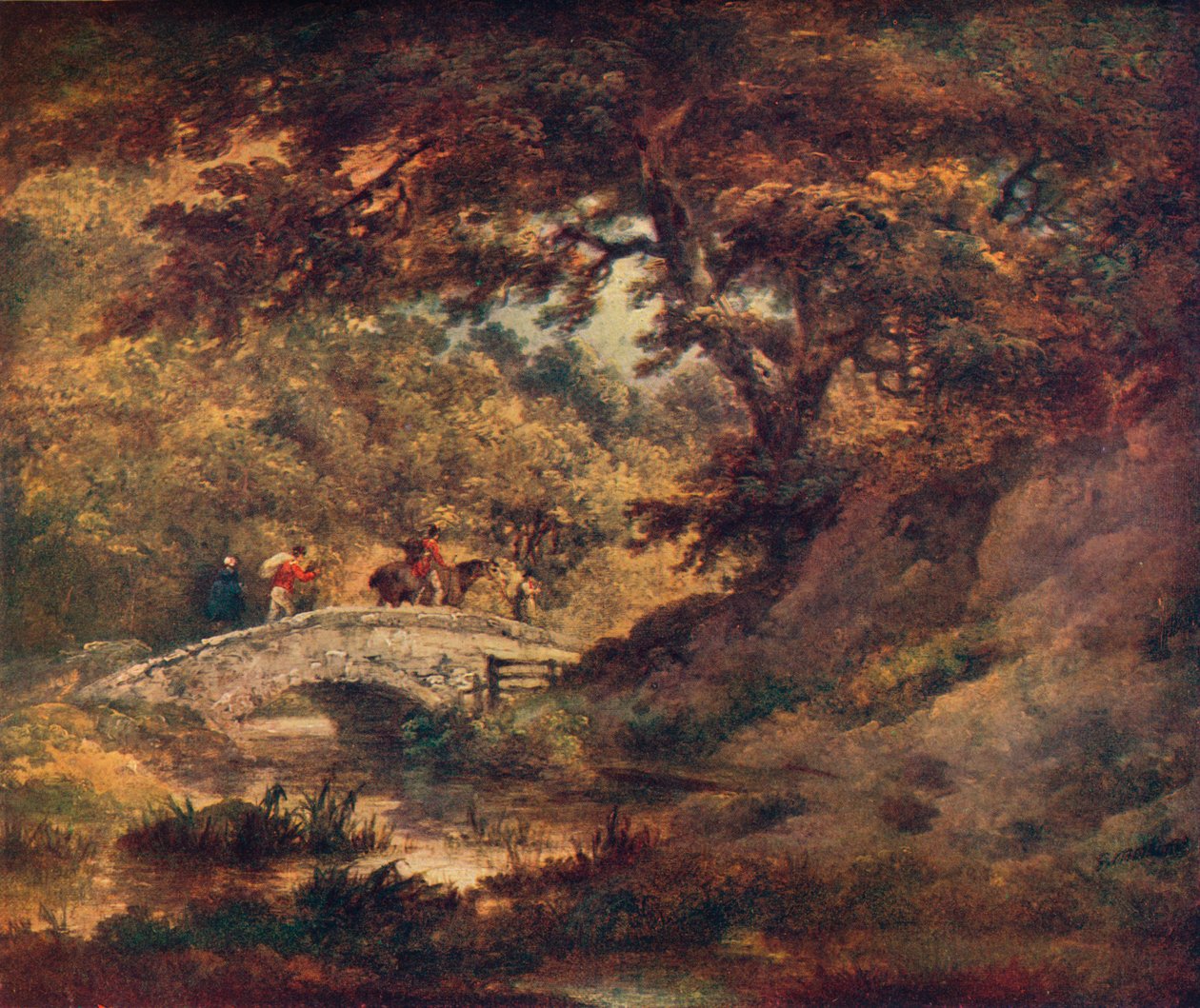 مشهد وودلاند ، c1795 بواسطة جورج مورلاند