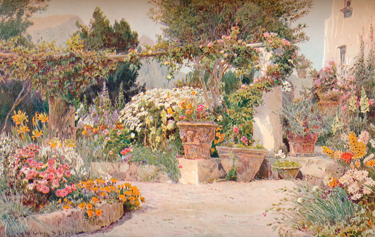 حديقة إيطالية ، c1903 بواسطة جورج صموئيل الجود