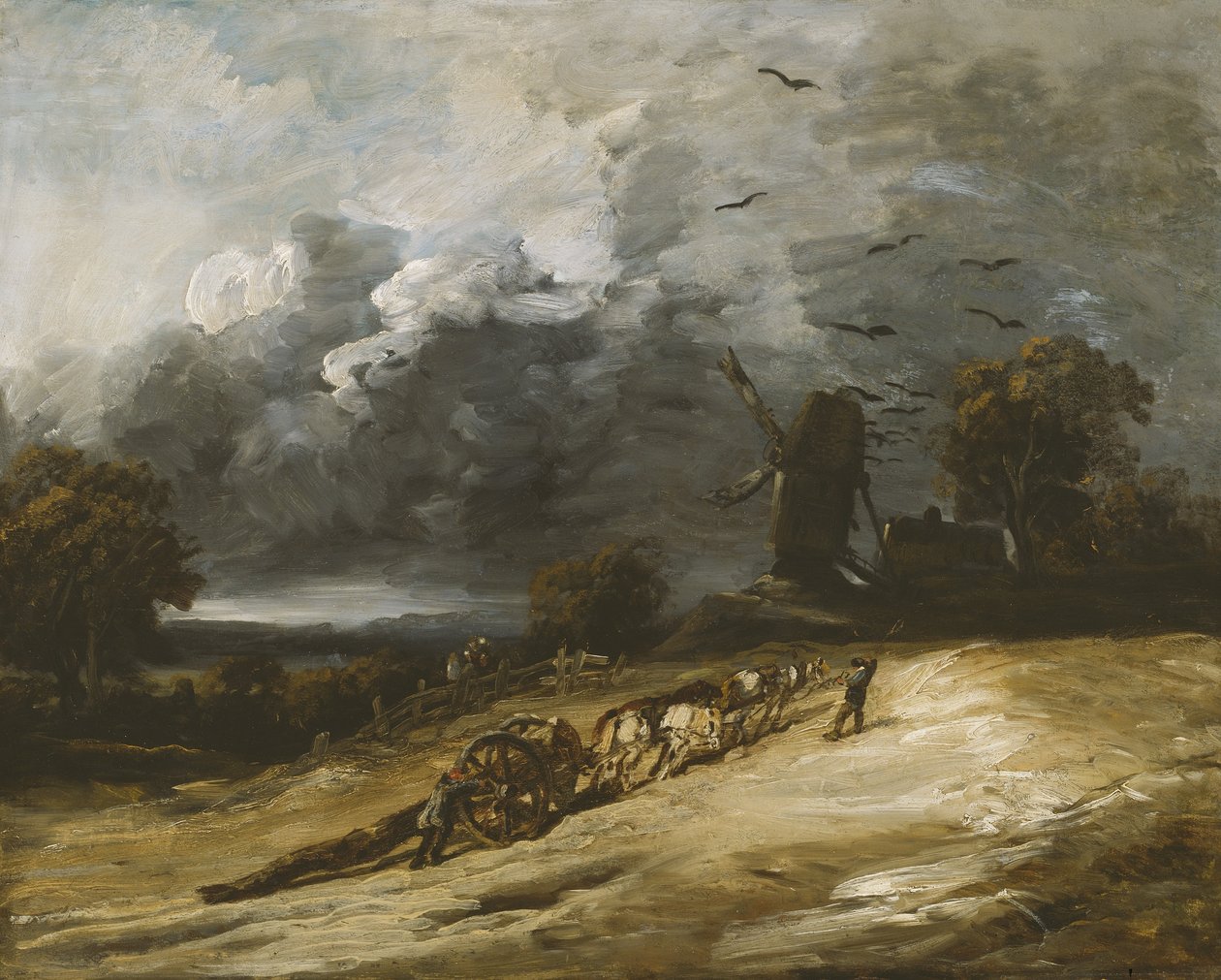 العاصفة ، 1814-30 بواسطة جورج ميشيل