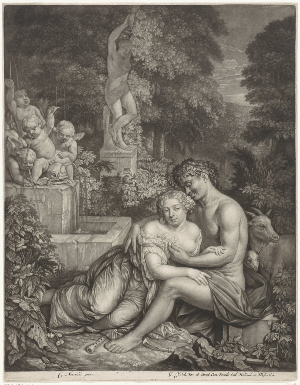 Vertumnus en Pomona بواسطة جيرارد فالك