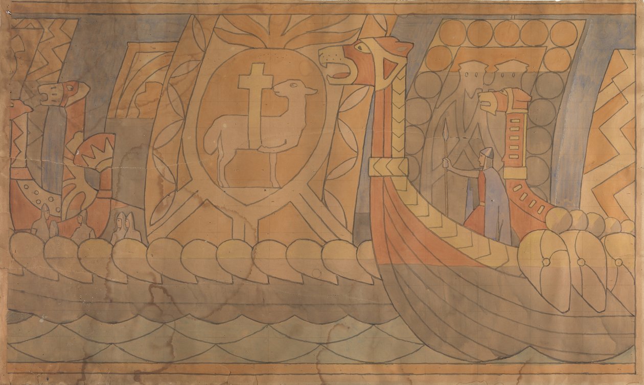 رسم الفولكلور ، 1895-1898. بواسطة جيرهارد مونته