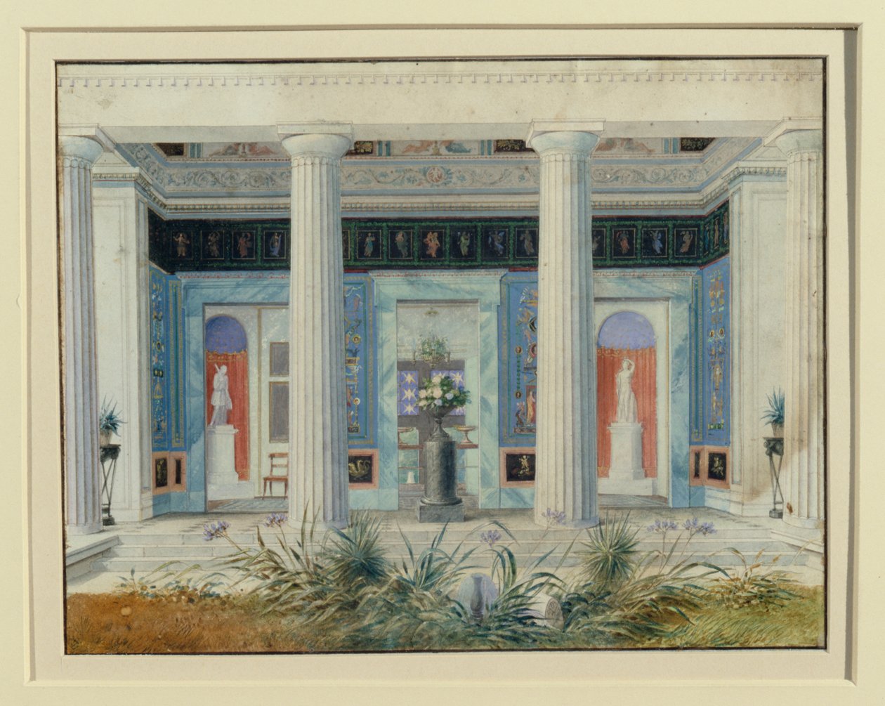 حديقة الرواق ، ج .1834 بواسطة المدرسة الألمانية